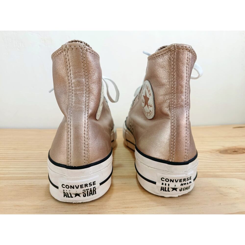 Converse All Star Chuck Taylor Rose Gold/White Women 8 Casual Sneaker - Picture 6 of 11